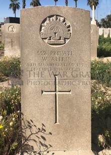 BAGHDAD (NORTH GATE) WAR CEMETERY - ALLEN, WILLIAM